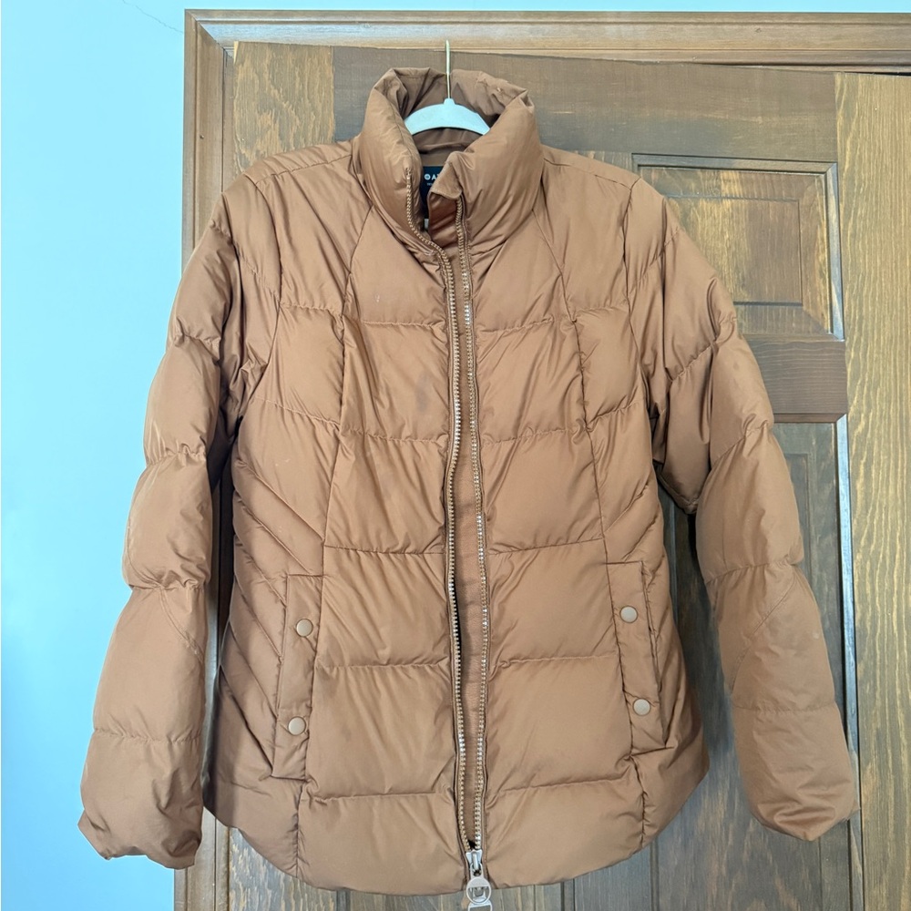 Athleta Brown Puffer Jacket